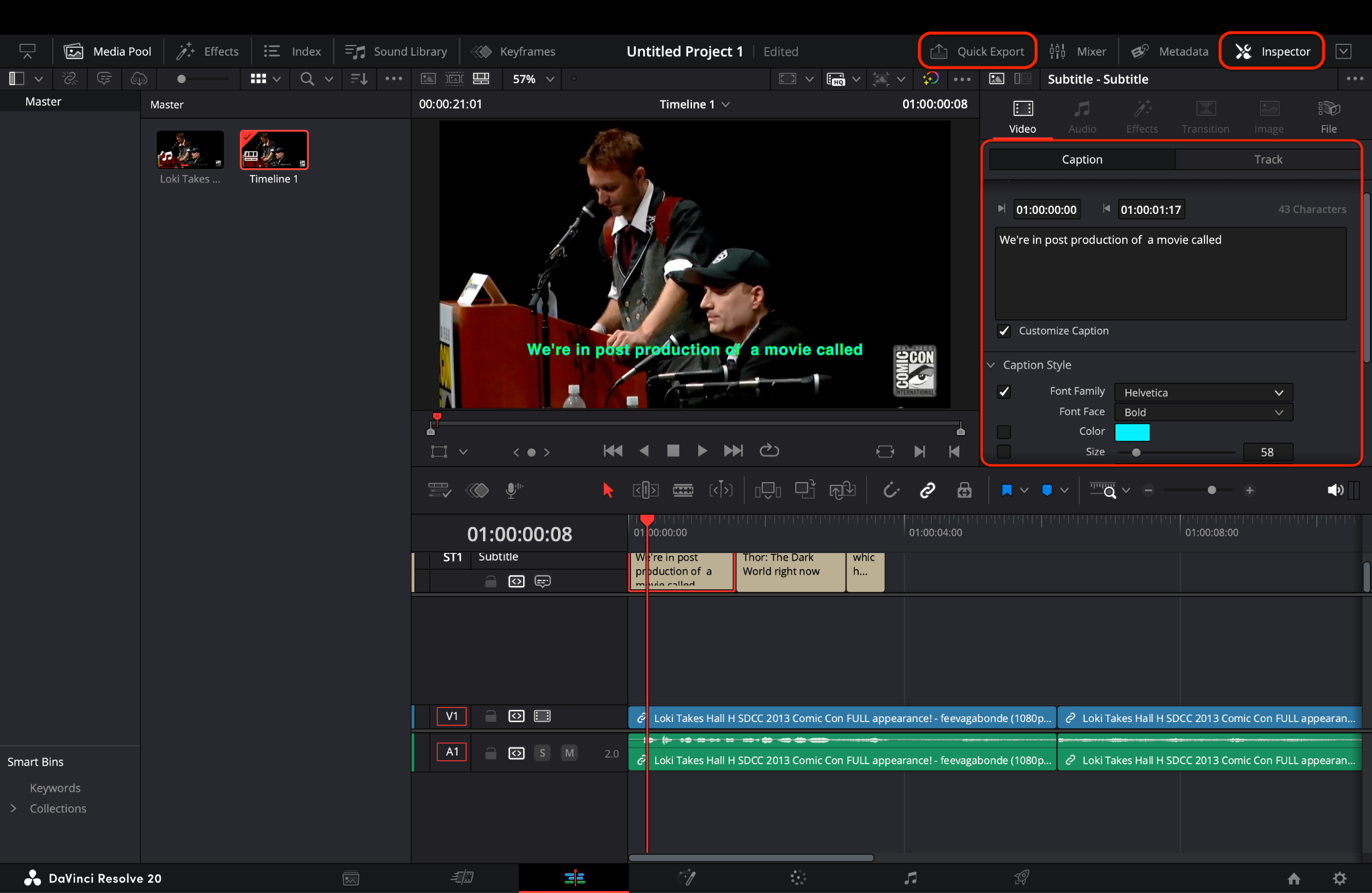 customize and quick export